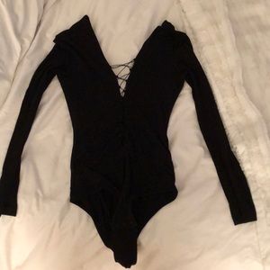 T by Alexander Wang long sleeve body suit